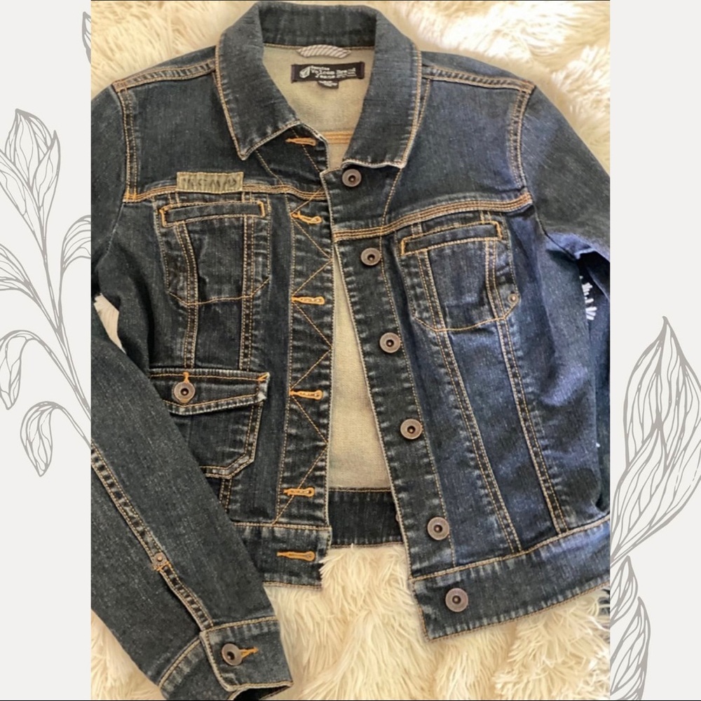 Volcom Jean Jacket, dark wash, small